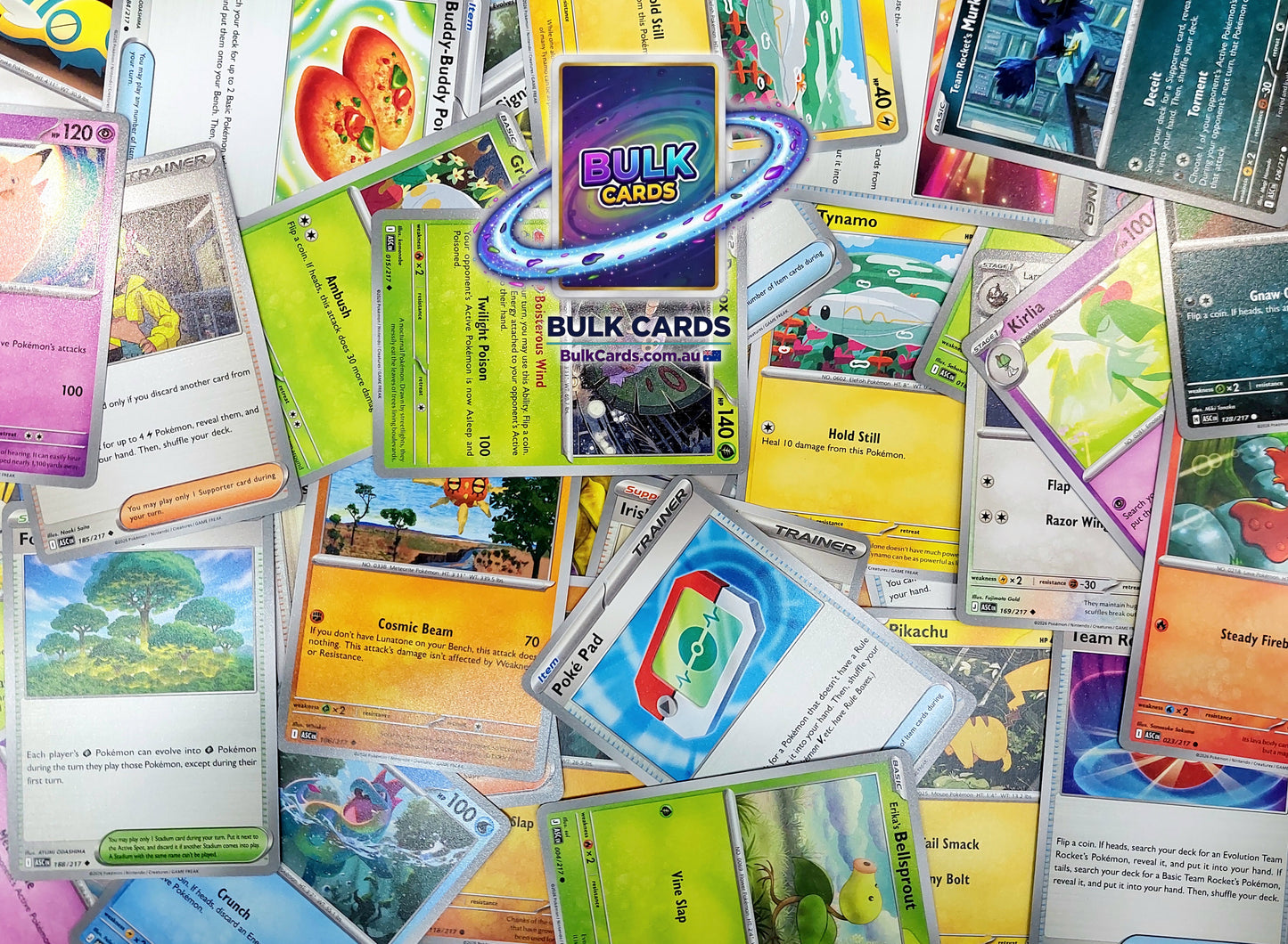 Pokémon Ascended Hero's Bulk - 400 English c/uc Only