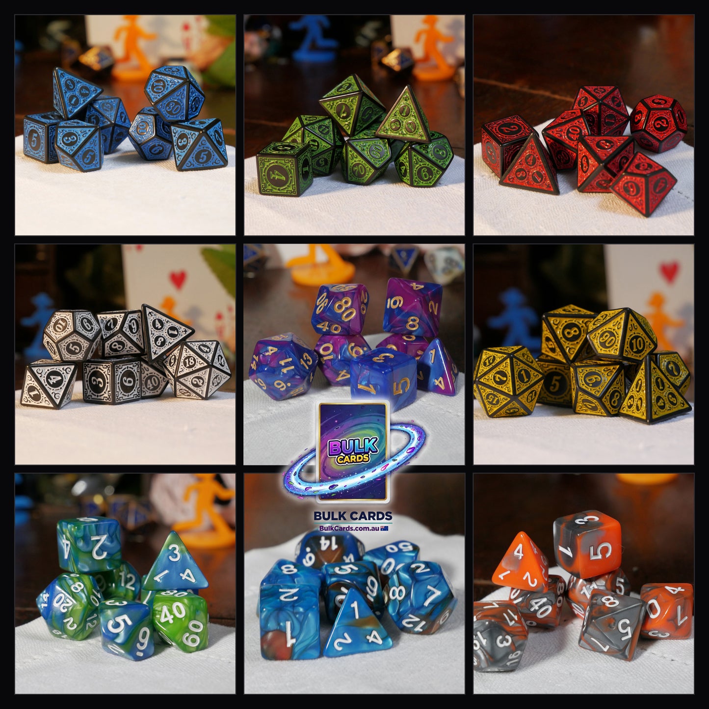 Mystery DnD Dice Set (7x Dice)