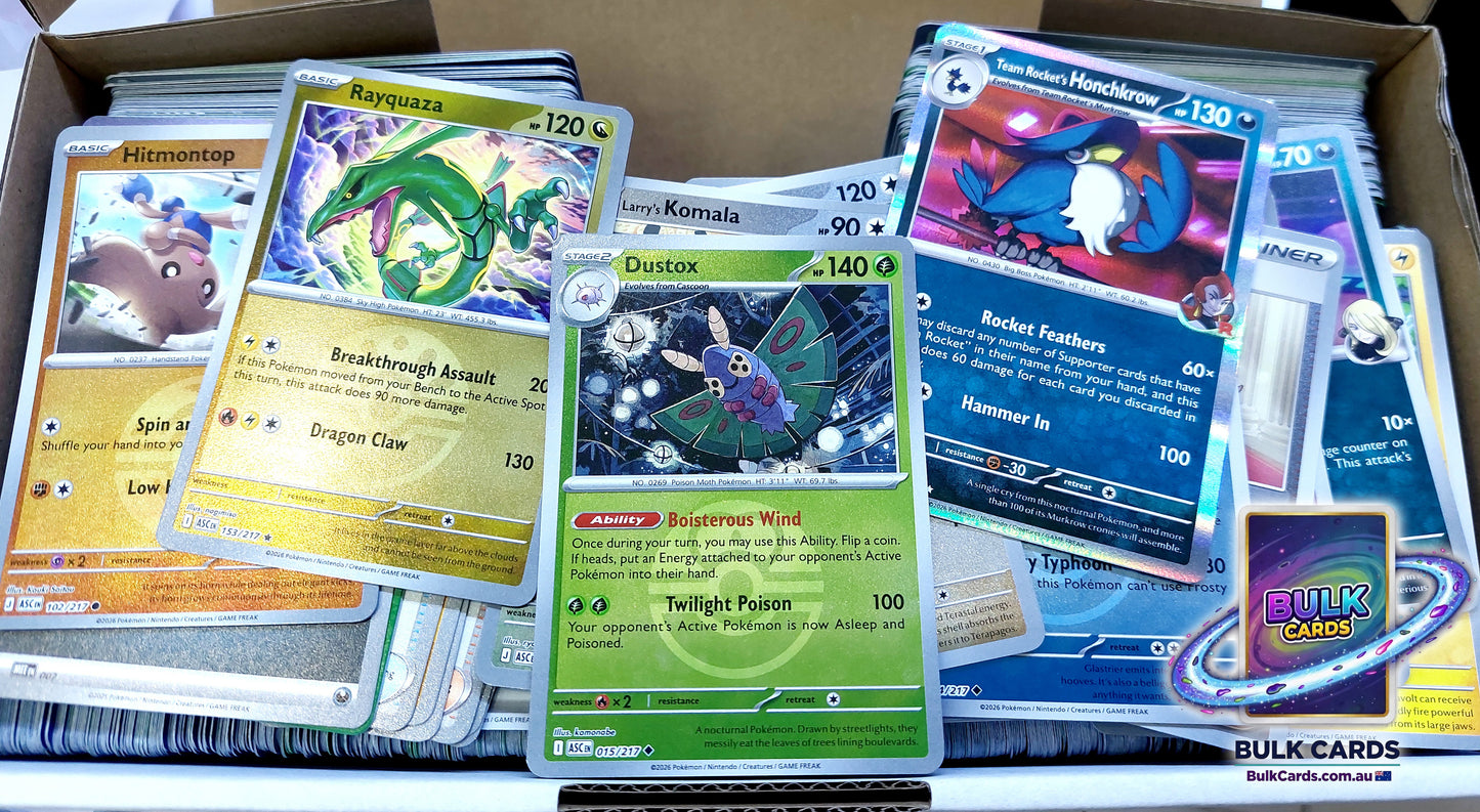 Pokémon Ascended Hero's Bulk - 1k English Booster Pack Distributions