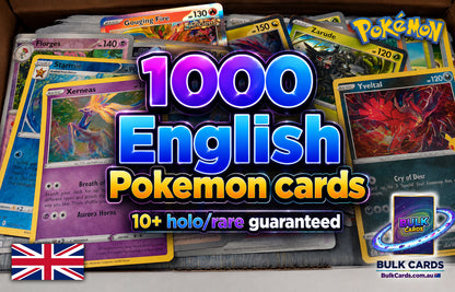 Pokémon Bulk - 1k English