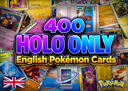Pokémon Holo Bulk - 400 RARE/HOLO ONLY