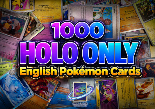 Pokémon Holo Bulk - 1k RARE/HOLO ONLY