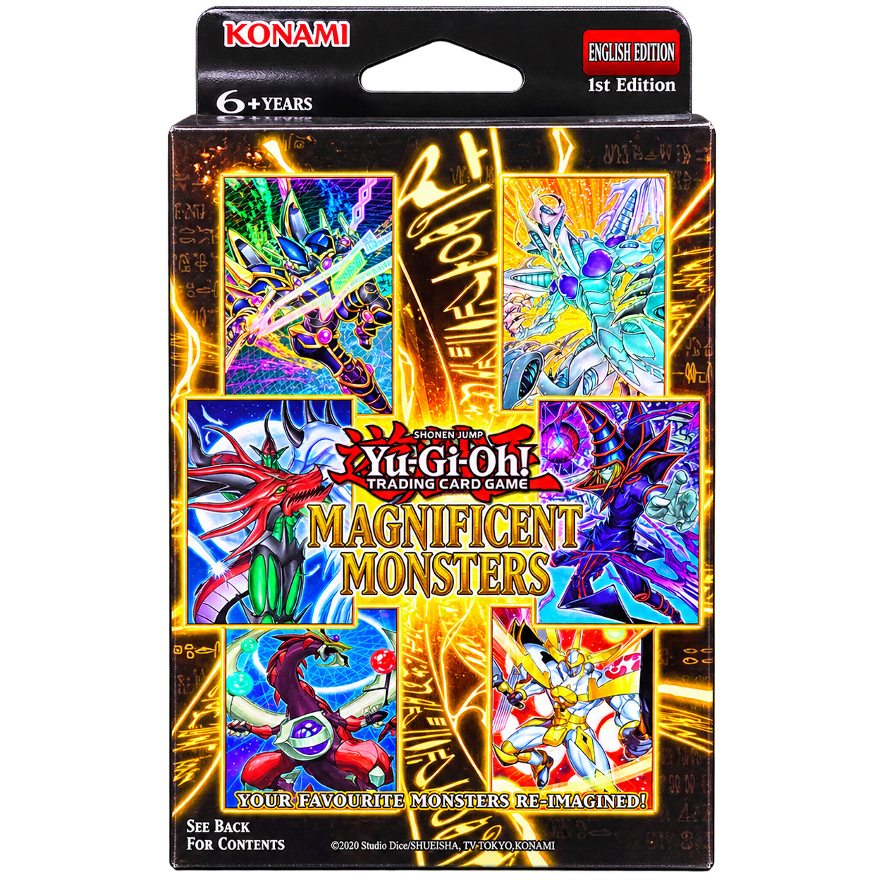 YuGiOh! Magnificent Monsters 3x Booster Pack Box