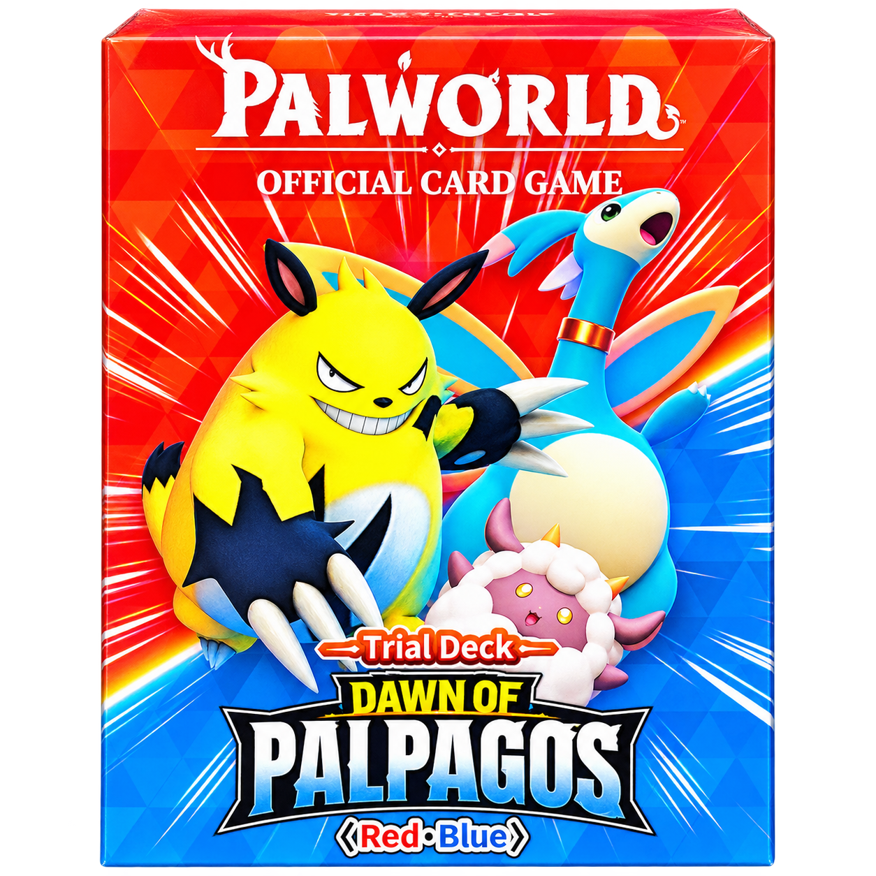 Palworld - Starter Deck Dawn Of Palpagos First Edition Red Blue