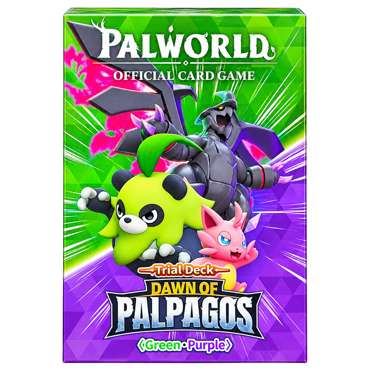 Palworld - Starter Deck Dawn Of Palpagos First Edition Green Purple