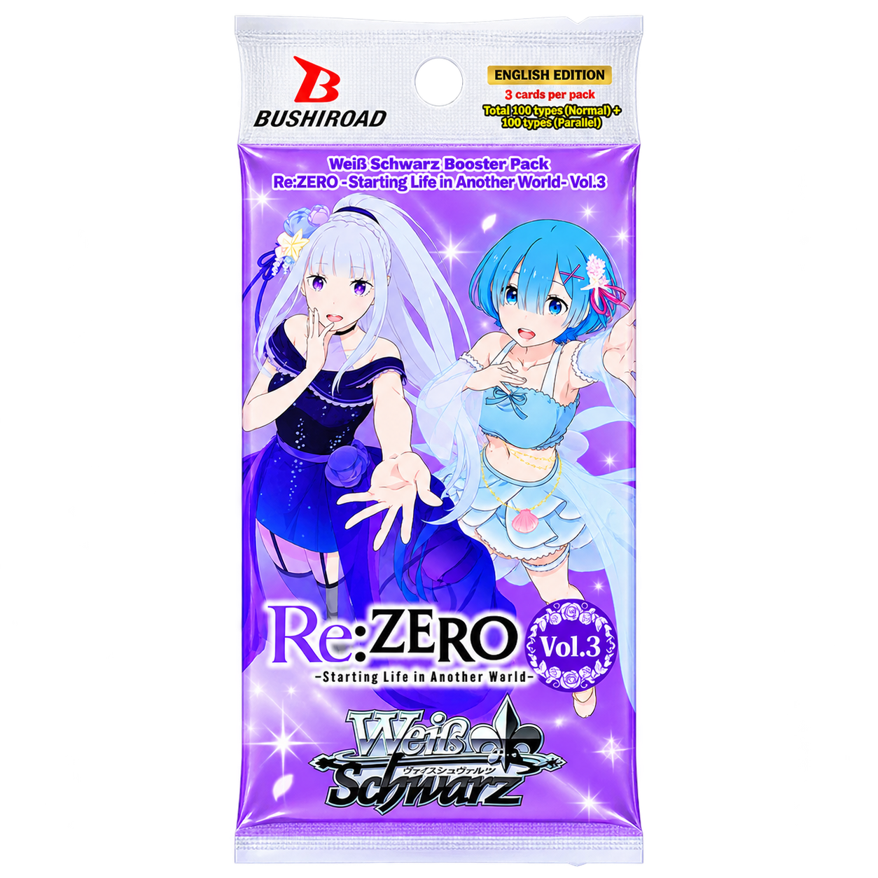 Weis Schwarz RE:ZERO Volume 3 Booster Pack