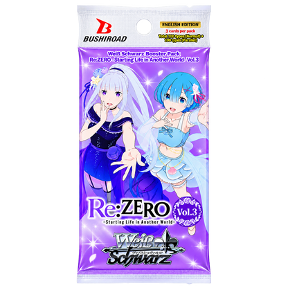 Weis Schwarz RE:ZERO Volume 3 Booster Pack
