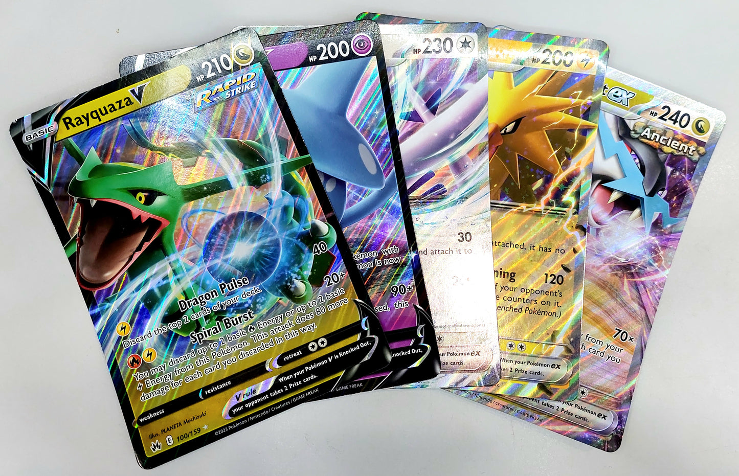 Pokémon 5x English GIANT cards