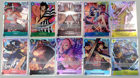 One Piece 10x English Super Rare Bundle