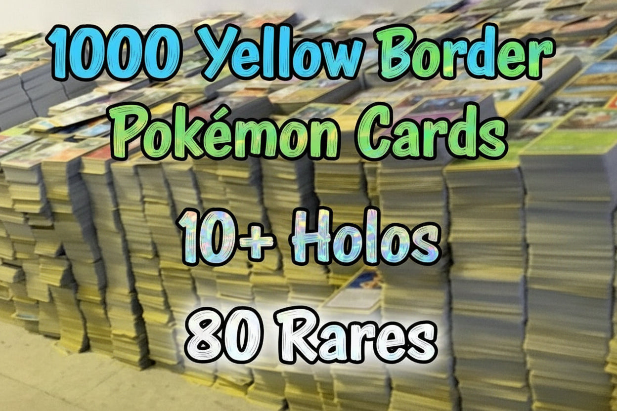 Pokémon Bulk - 1k Yellow Border Only English